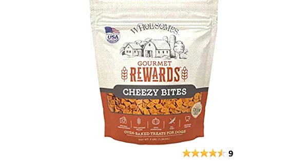 Wholesomes Rewards Cheezy Bites Dog Biscuits 3lb