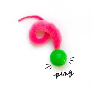 Wiggly Ping – Cat Toy Plastic Ball