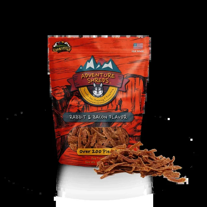 Wild Meadow Farms -ADVENTURE SHREDS RABBIT BACON 2.5oz
