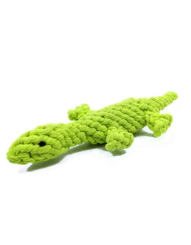 WILD MEADOW FARMS Cotton Rope Gecko Toy
