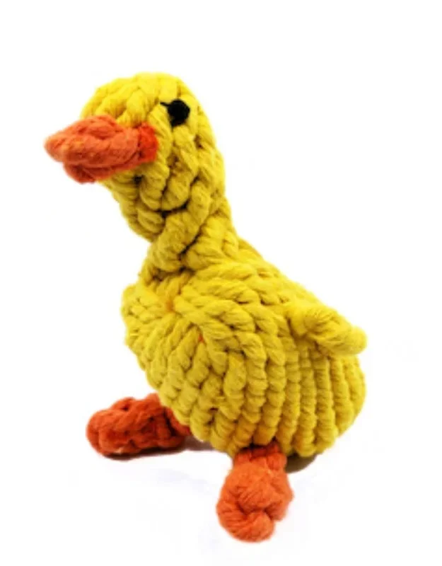 WILD MEADOW FARMS Duck Cotton Rope Dog Toy