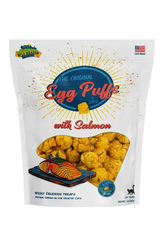 Wild Meadow Farms Salmon Egg Puffs Cat Treats