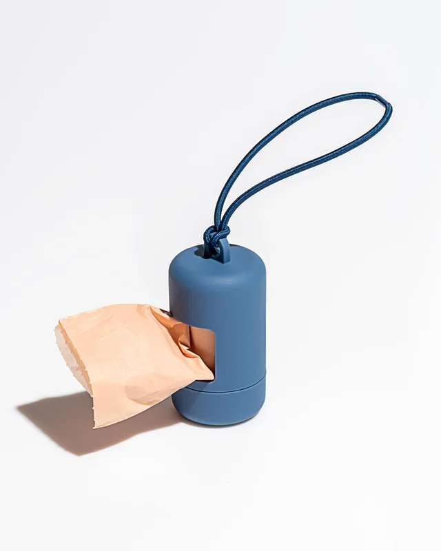 Wild One Poop Bag Carrier – Blue