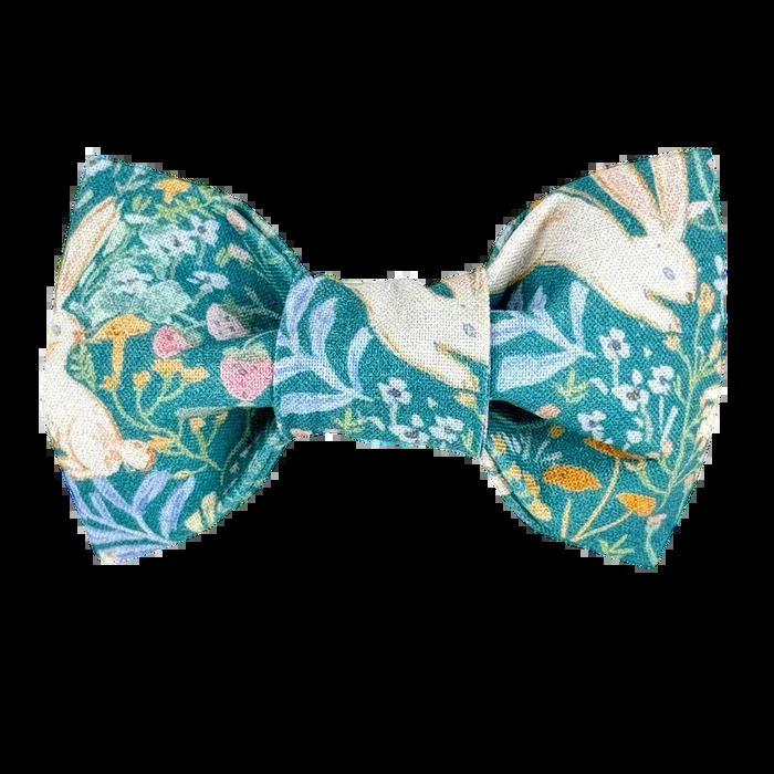 Wildflowers and Bunnies Bow Tie – 1086