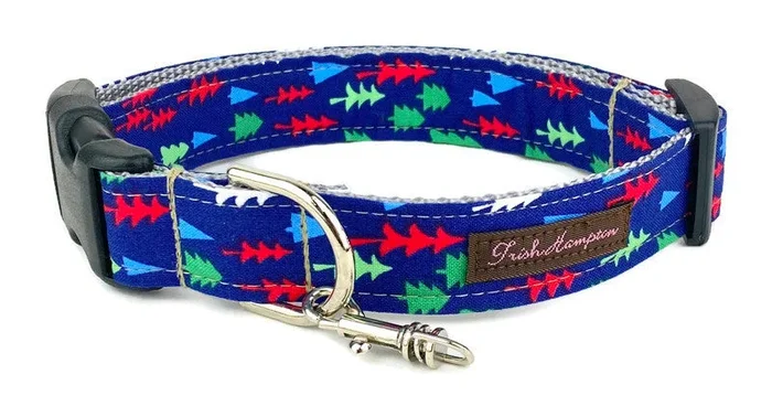 Winter Pine Tree Dog Collar – 988