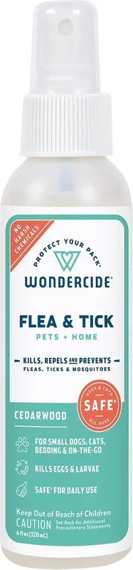 Wondercide Natural Flea & Tick Spray for Pets + Home, Cedarwood