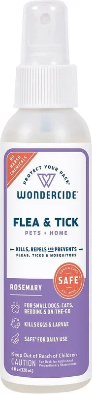 Wondercide Natural Flea & Tick Spray for Pets + Home, Rosemary