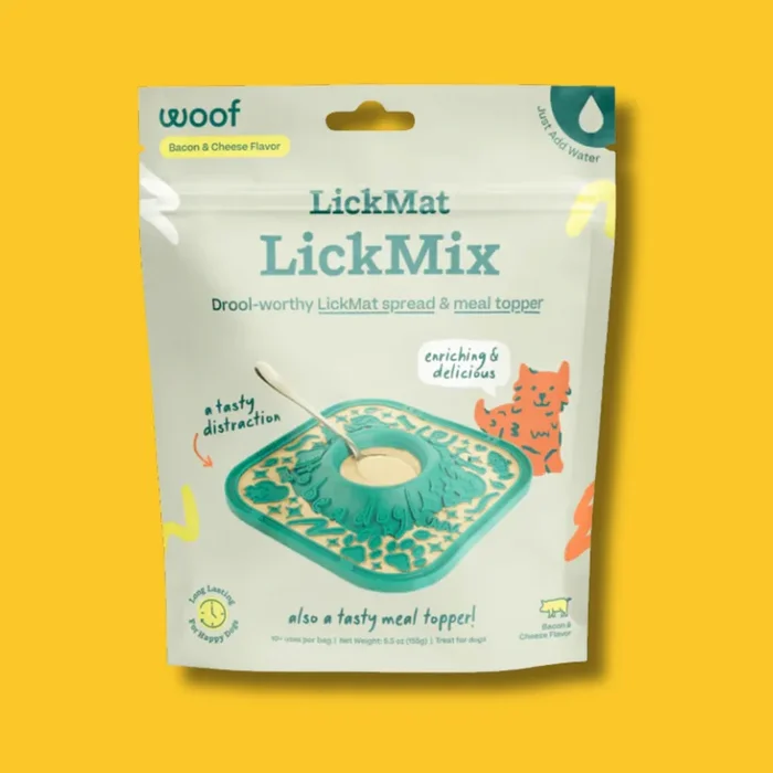 Woof Bacon & Cheese Lick Mix for Dogs