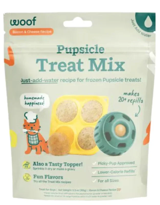 WOOF Dog Pupsicle Pops Bacon Mix 5.5 OZ