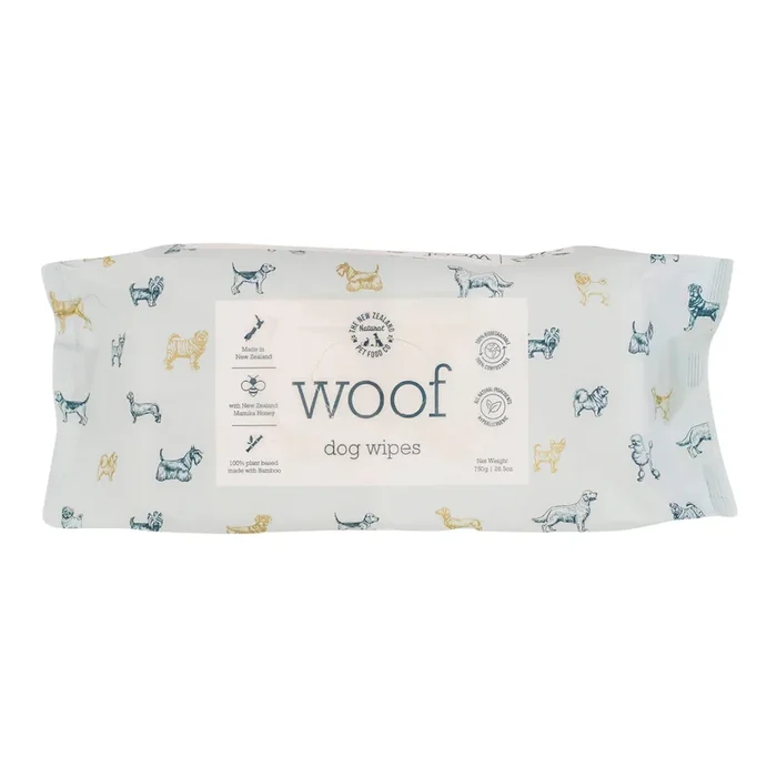 Woof Dog Wipes, Manuka Honey