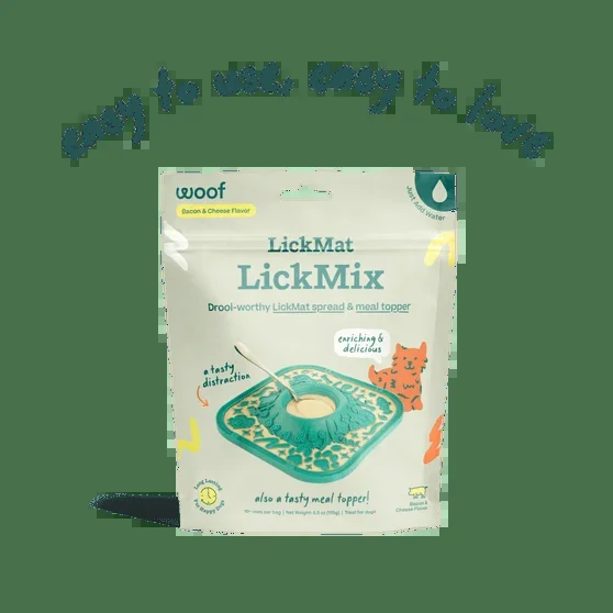 Woof LickMat Bacon & Cheese LickMix