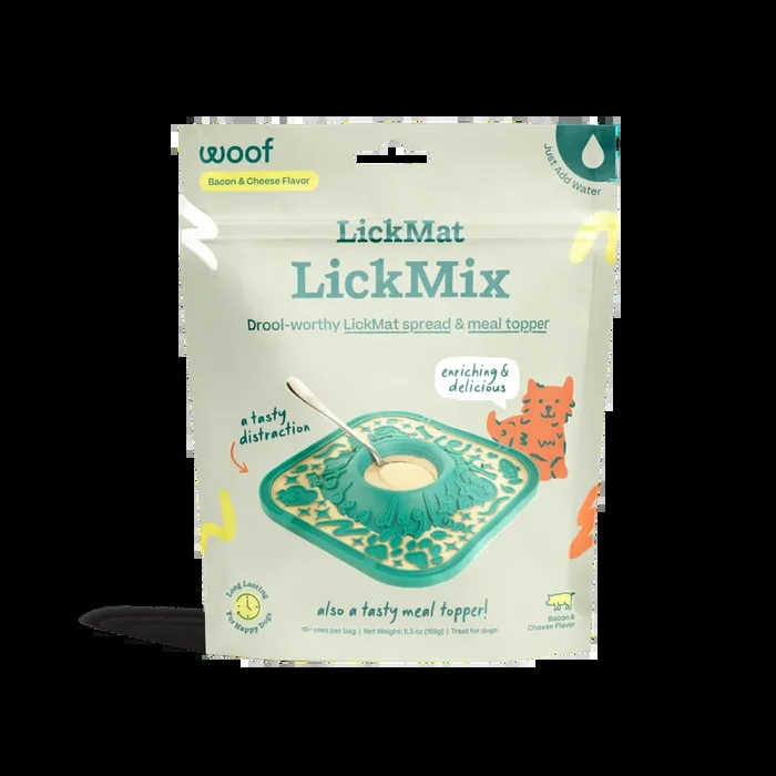 Woof LickMat LickMix, Bacon & Cheese
