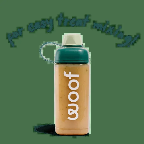 Woof Pupsicle Treat Mixer Bottle