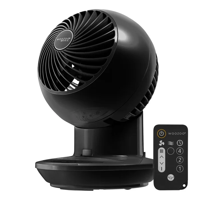 WOOZOO® Globe Fan – Small, Oscillating with Remote & Tilt