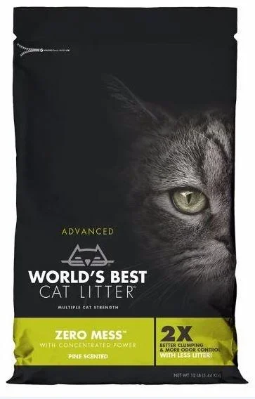 World’s Best Zero Mess Pine Scented Cat Litter