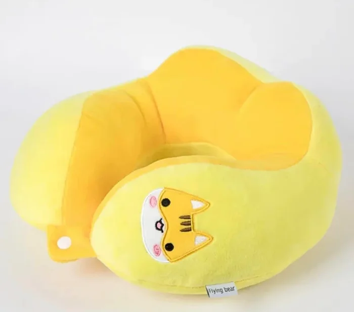 Yellow Cat Chin Pillow