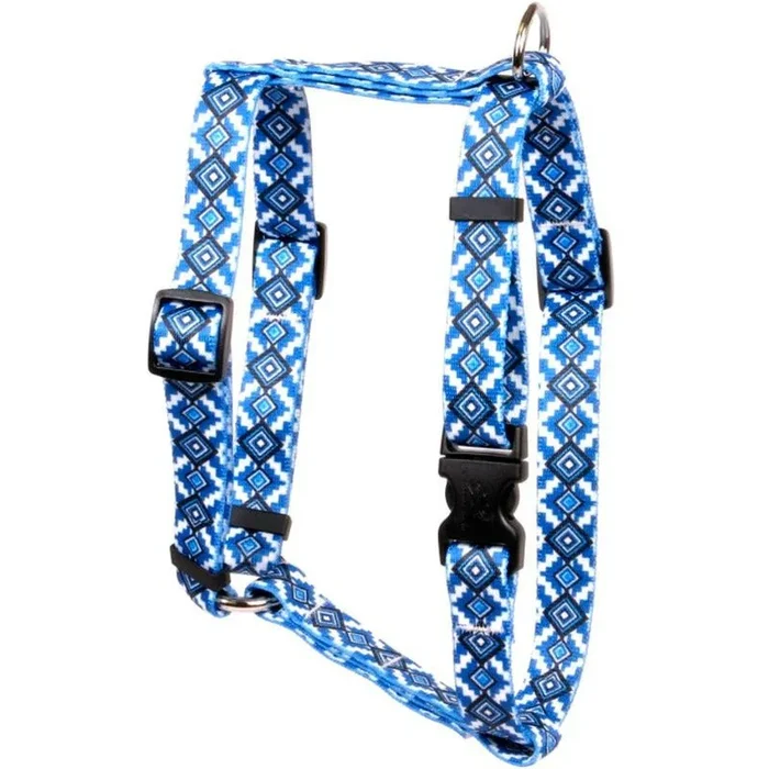Yellow Dog Design – Roman Dog Harness, Aztec Blue