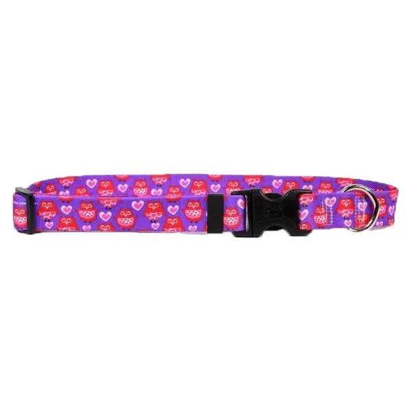 Yellow Dog Design – Valentine Owls Collar