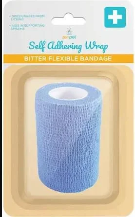 ZenPet Dog Health Self Adhering Wrap Bitter Flex Bandage 3in X 5yd