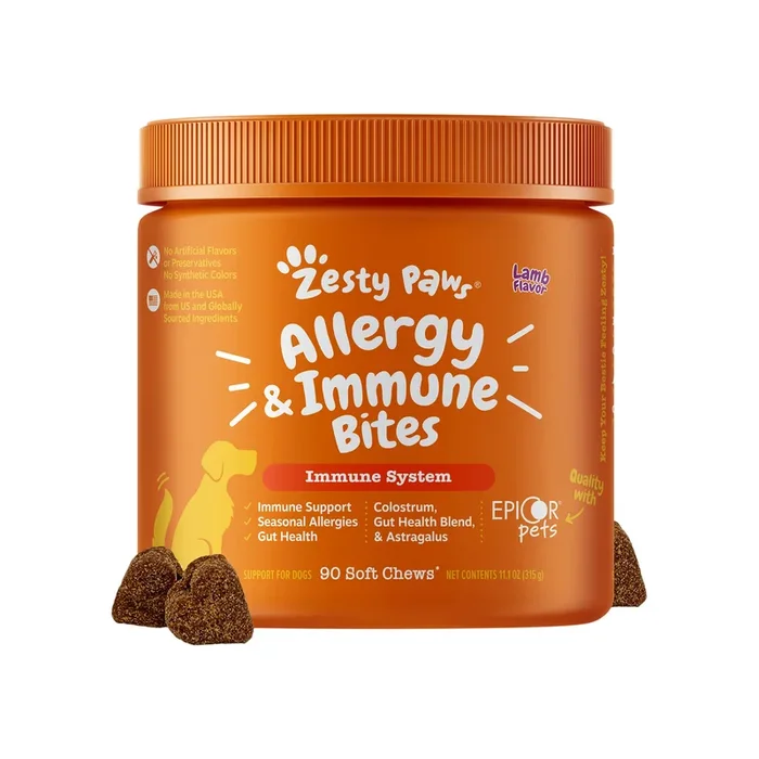 Zesty Paws Allergy & Immune Bites for Dogs