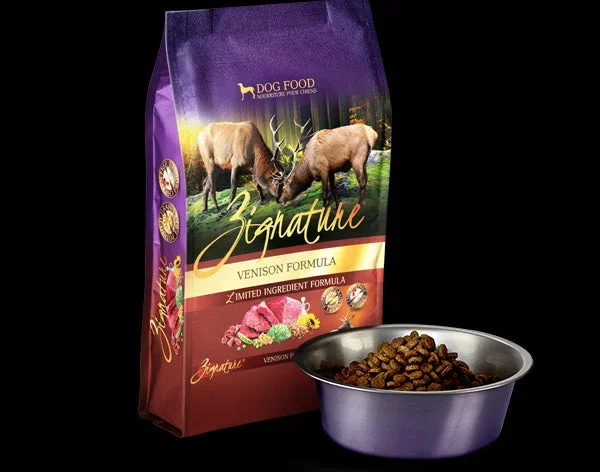 Zignature Dry Dog Food – Venison – 25lb Bag