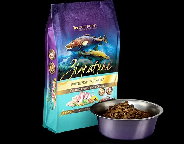 Zignature Dry Dog Food – Whitefish – 25lb Bag