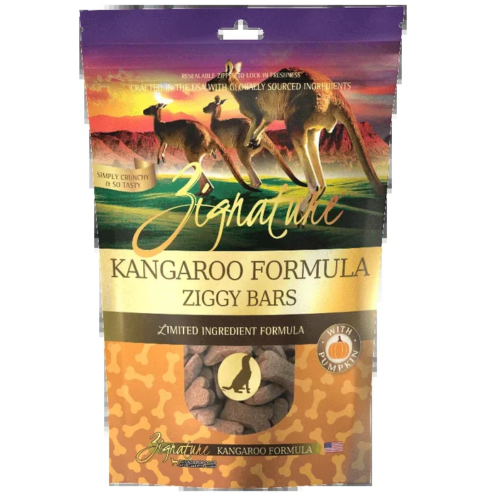 Zignature Kangaroo Biscuit Treat For Dog, 12oz