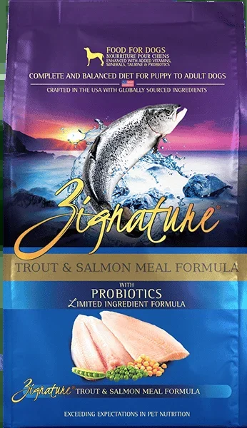 Zignature Limited Ingredient Trout & Salmon Formula Dry Dog Food