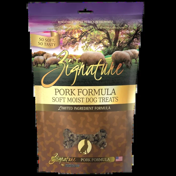 Zignature Pork Soft Moist Treats for Dogs