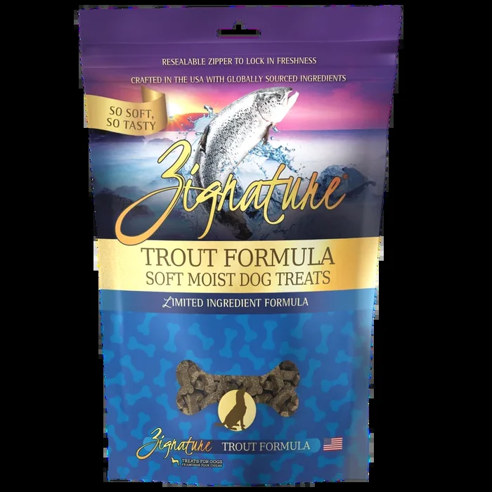Zignature Trout Soft Moist Treats for Dogs