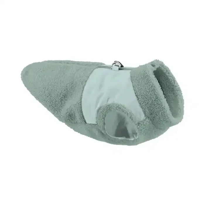 Zip Up Sherpa Harness Dog Vest