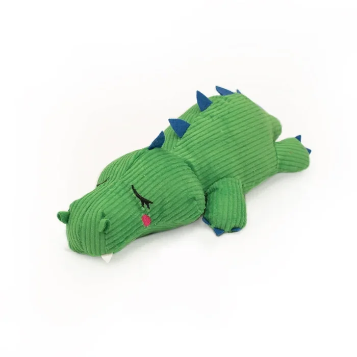 ZippyPaws – Snooziez with Shhhqueaker – Alligator 24/cs – Dog Toy