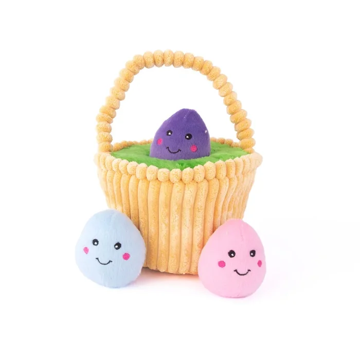 ZIPPYPAWS Easter Egg Basket Burrow