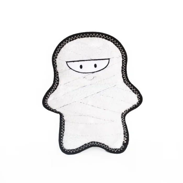ZippyPaws Z-Stitch Mummy Halloween Plush Dog Toy