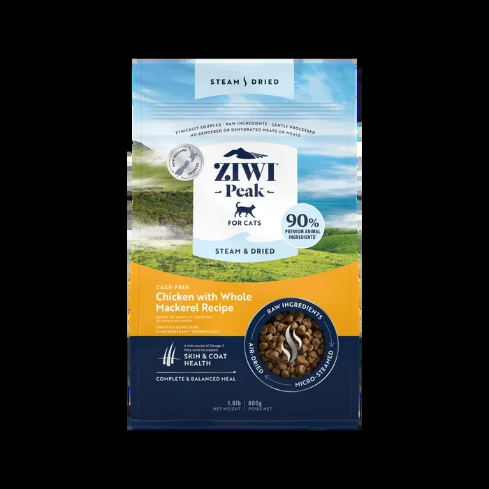 ZIWI CAT CHICKEN FISH STEAM DRIED 1.8LB