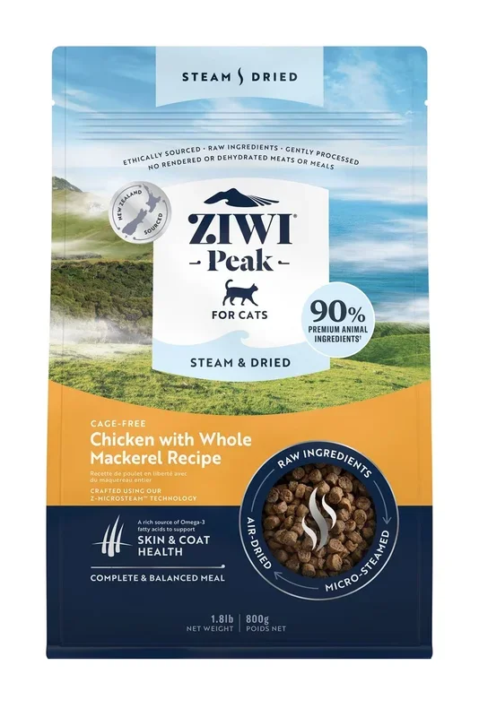 ZIWI Chicken with Mackerel Steam Dried Cat Food