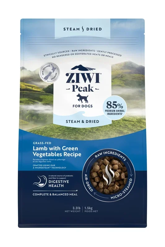 ZIWI Lamb with Green Vegetables Steam Dried Dog Food