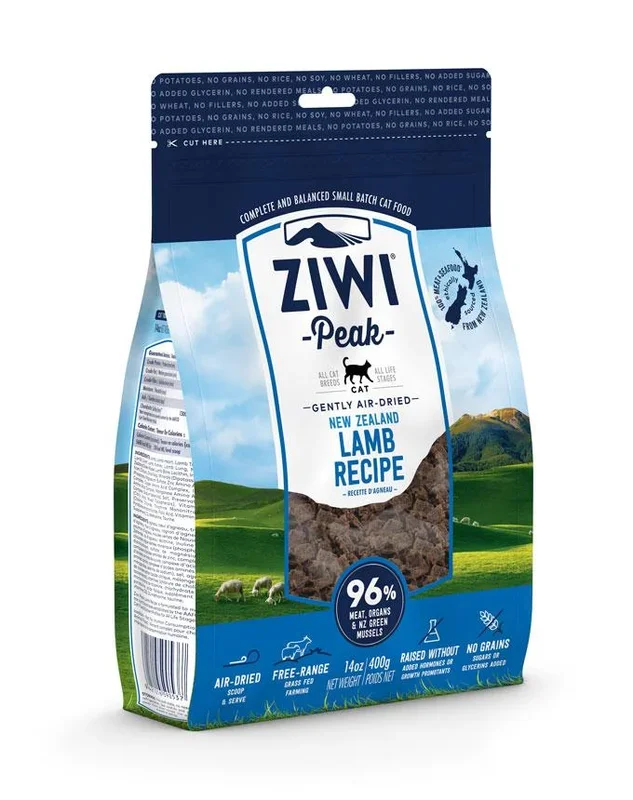Ziwi Peak Air-Dried Cat Food – Lamb – 14oz Bag