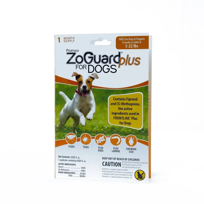 ZoGuard Plus for Dogs 5-22lbs 1 Pack