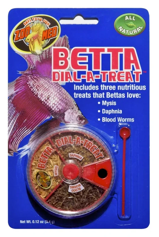 Zoo Med – Betta Dial-A-Treat – Mysis, Daphnia & Blood Worms