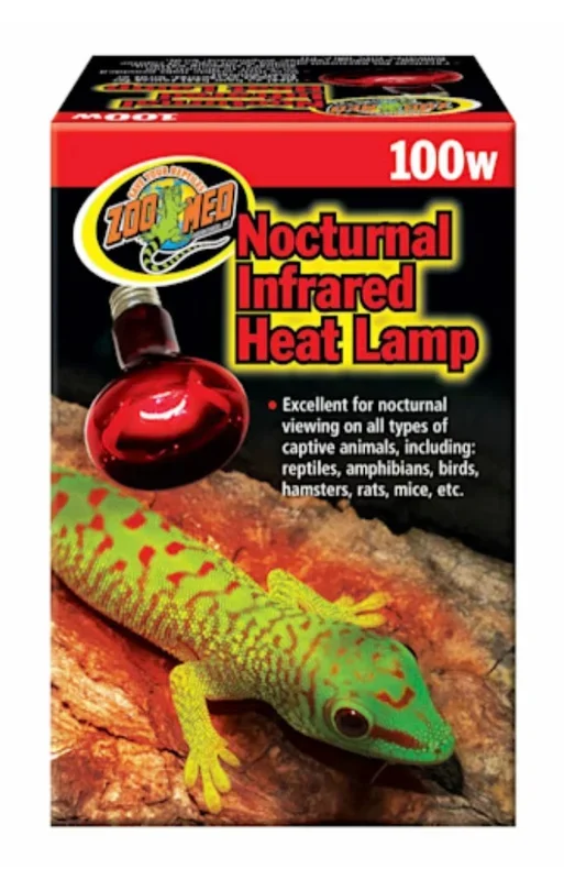 Zoo Med Nocturnal Infrared Heat Lamp, 100 Watts