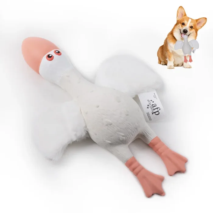ZooTex – Squeaky Latex Dog Toys – Soft Wing Seagull