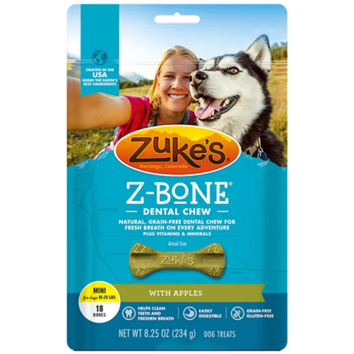 Zukes – Dog Dental Chew Apple Crisp